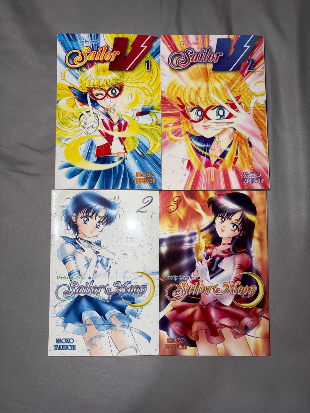 Sailor Moon Volume 2+3 and Sailor V Volume 1+2